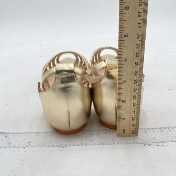 MISS LEFT Women Fashion Peep Toe Flat Sandals with Ankle Strap Caged D'Orsay - Picture 4 of 7